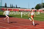 Womens under-17s 200 metres, North Eastern Track and Field Champs, Gateshead Stadium. Photo: David T. Hewitson/Sports for All Pics